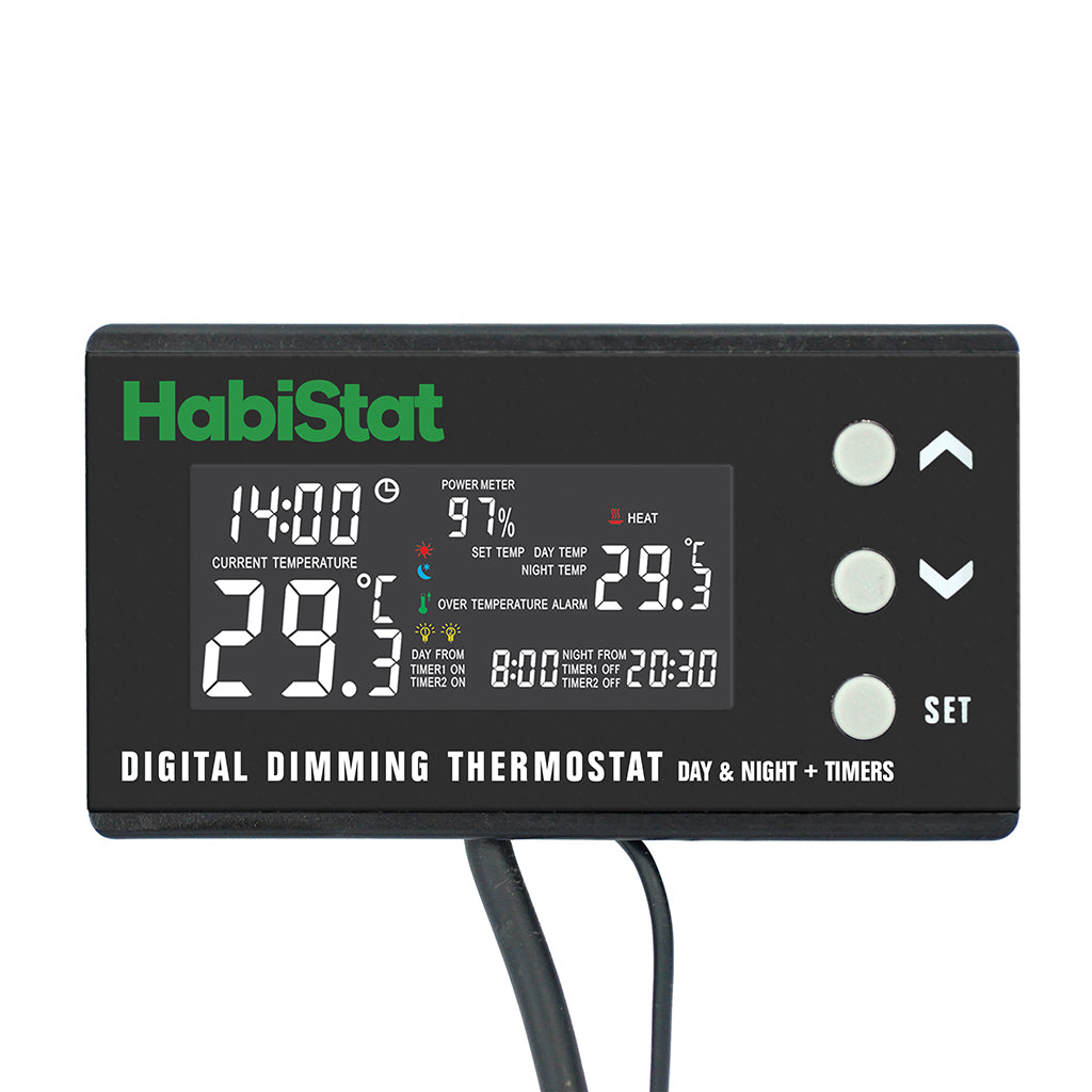 HabiStat Digital Dimming Day/Night Thermostat + Timer